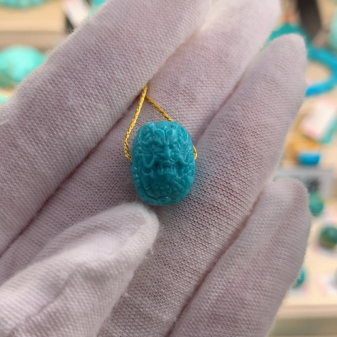 绿松石珠宝奇石未镶嵌陌**歌