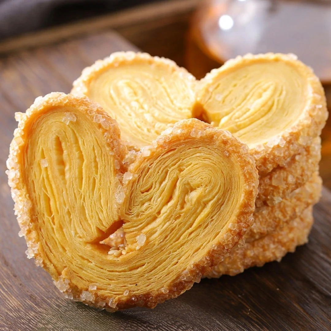 蝴蝶酥传统糕点千层酥马蹄酥代餐休闲零食下午茶点心湖北武汉特产