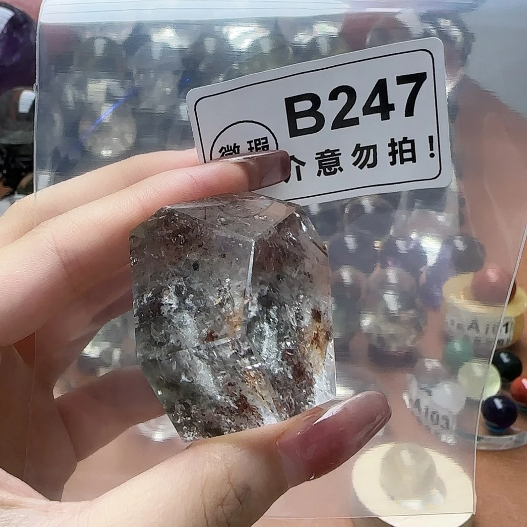 银S925镶嵌摆件水晶B247