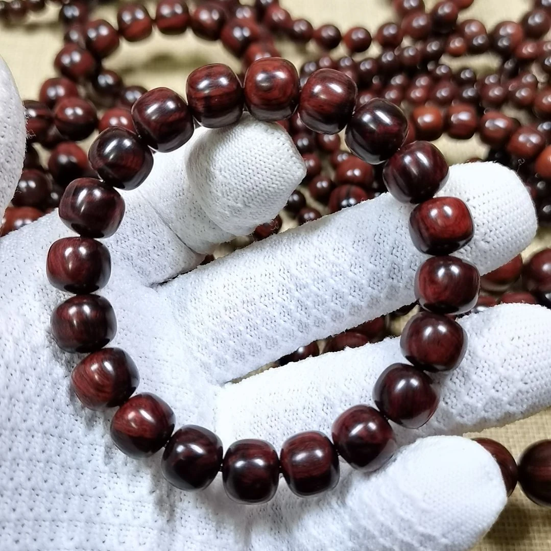 黄花梨/降香黄檀手串/手链贩**子海黄老料10*11规格手串