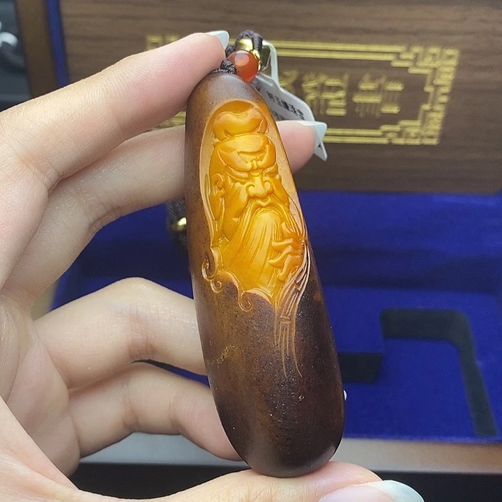 和田玉未镶嵌挂件坤**业N