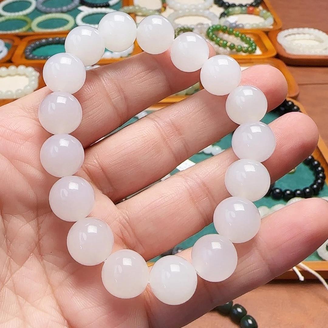 和田玉未镶嵌手链