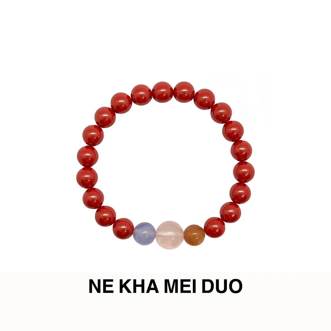 含辰砂工艺品NKMD尼卡梅朵｜倪妮同款 朱砂手串
