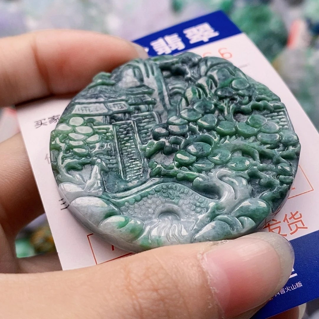 吊坠(不含链)未镶嵌翡翠