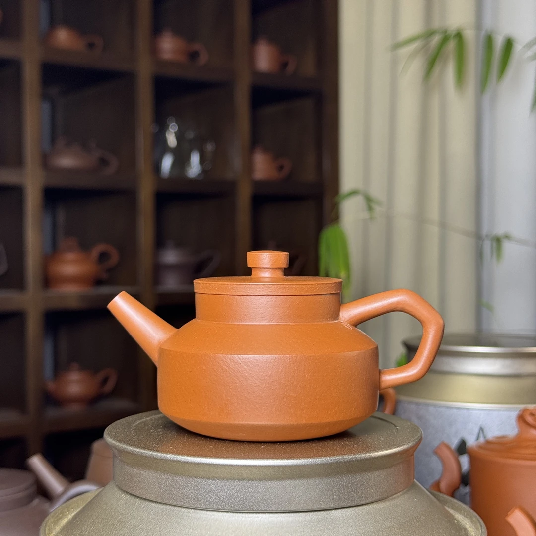 山外山《言心》150cc 朱泥全手工创新设计紫砂壶茶器