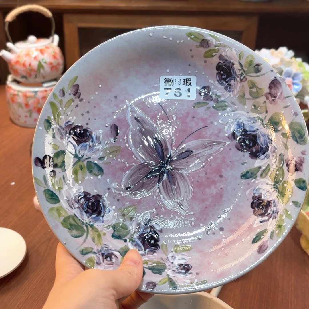 景德镇手绘高温釉下彩陶瓷茶具