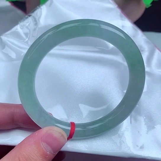 翡翠手镯未镶嵌圆条059