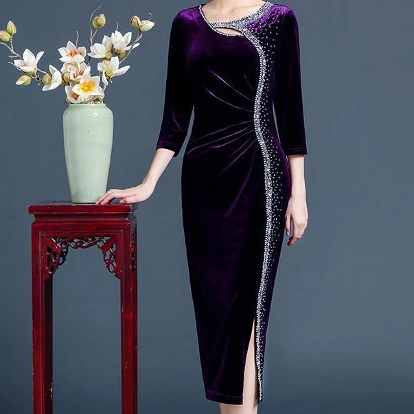 新款时尚潮流气质改良优雅复古裙02