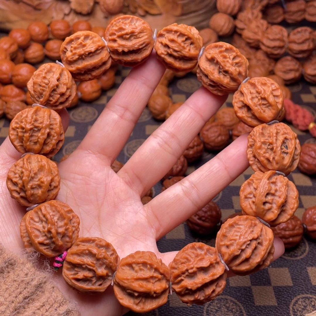 文玩核桃吊坠龙脊八棱6