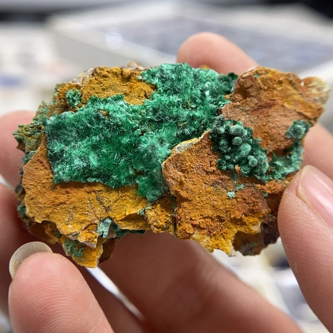 吊坠北京氯铜矿水晶