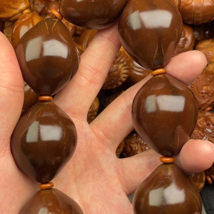 幸***门橄榄核吊坠橄榄核