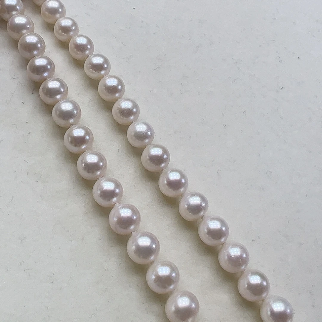 颈饰银S925镶嵌淡水珍珠➕8高品极光炫彩