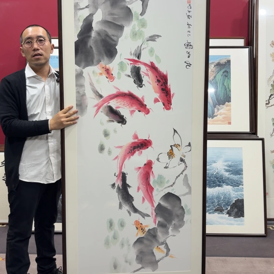 国画手绘作品210/80