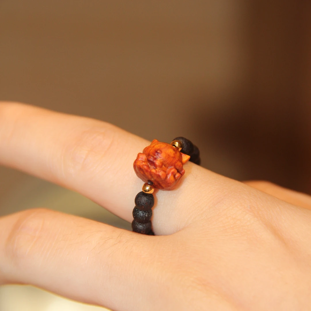 【顺源】降真香软油04凤九戒指