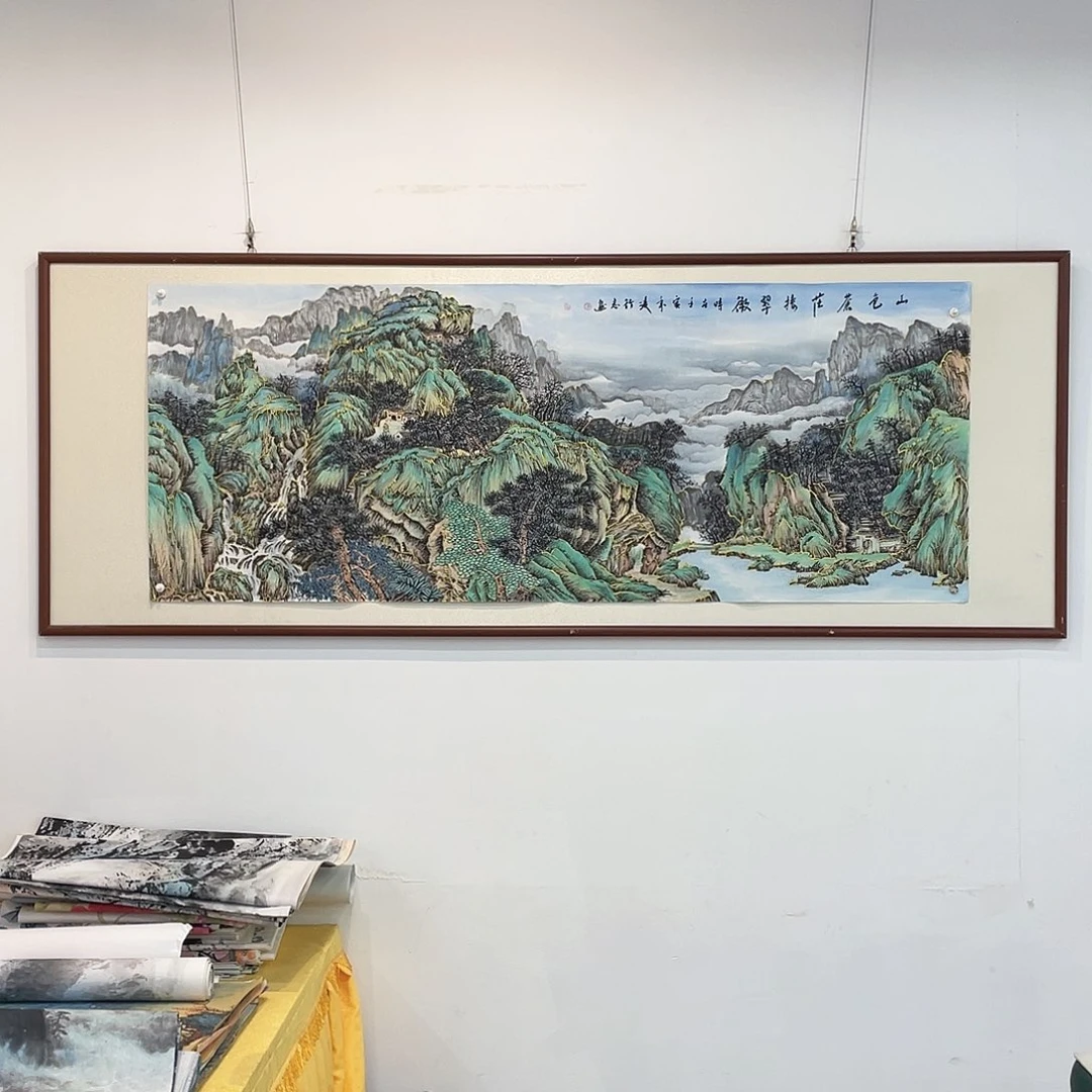 国画凌行志老师手绘国画作品