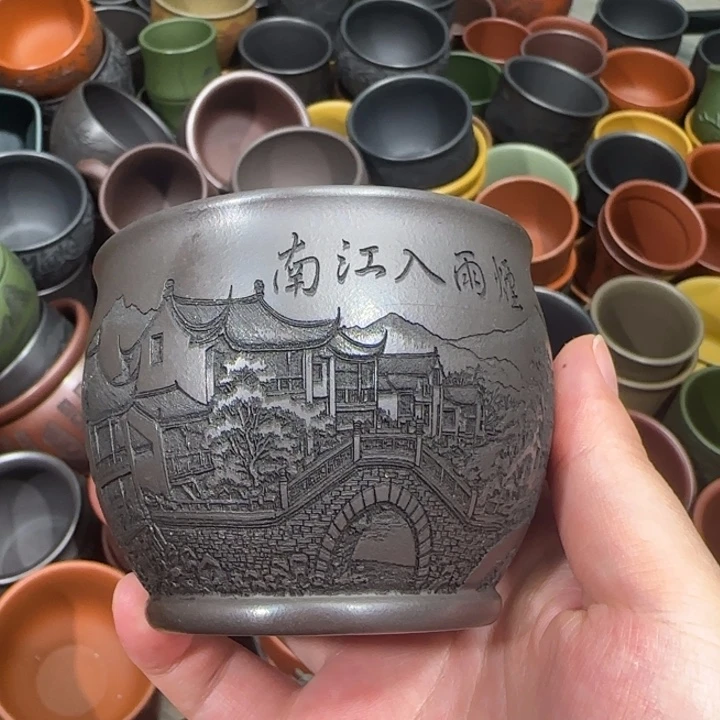 茶杯紫砂全手工紫砂