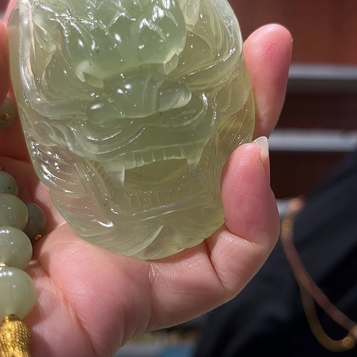 岫玉未镶嵌毛衣链