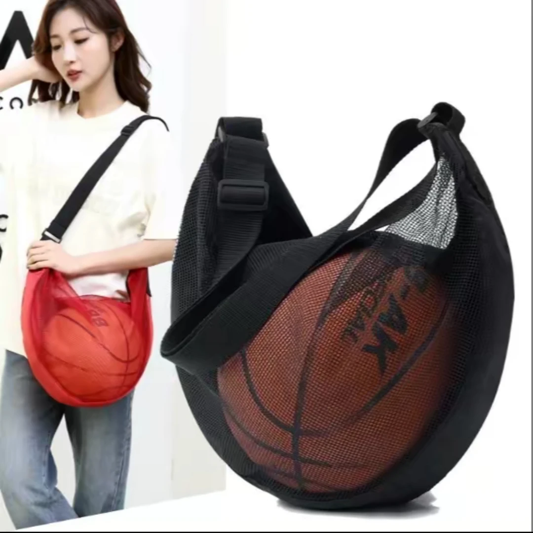 轻便篮球包斜挎背包单肩儿童学生透气收纳足球篮球袋篮球袋收纳袋