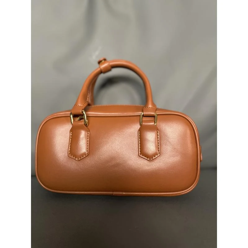 时尚潮流真皮女包小手提包 0143 棕色