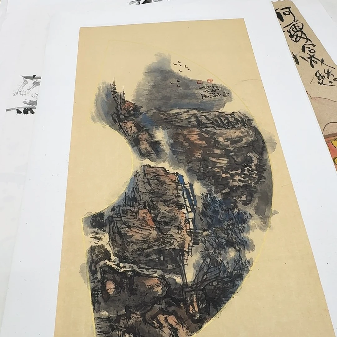 国画四尺四开手绘作品