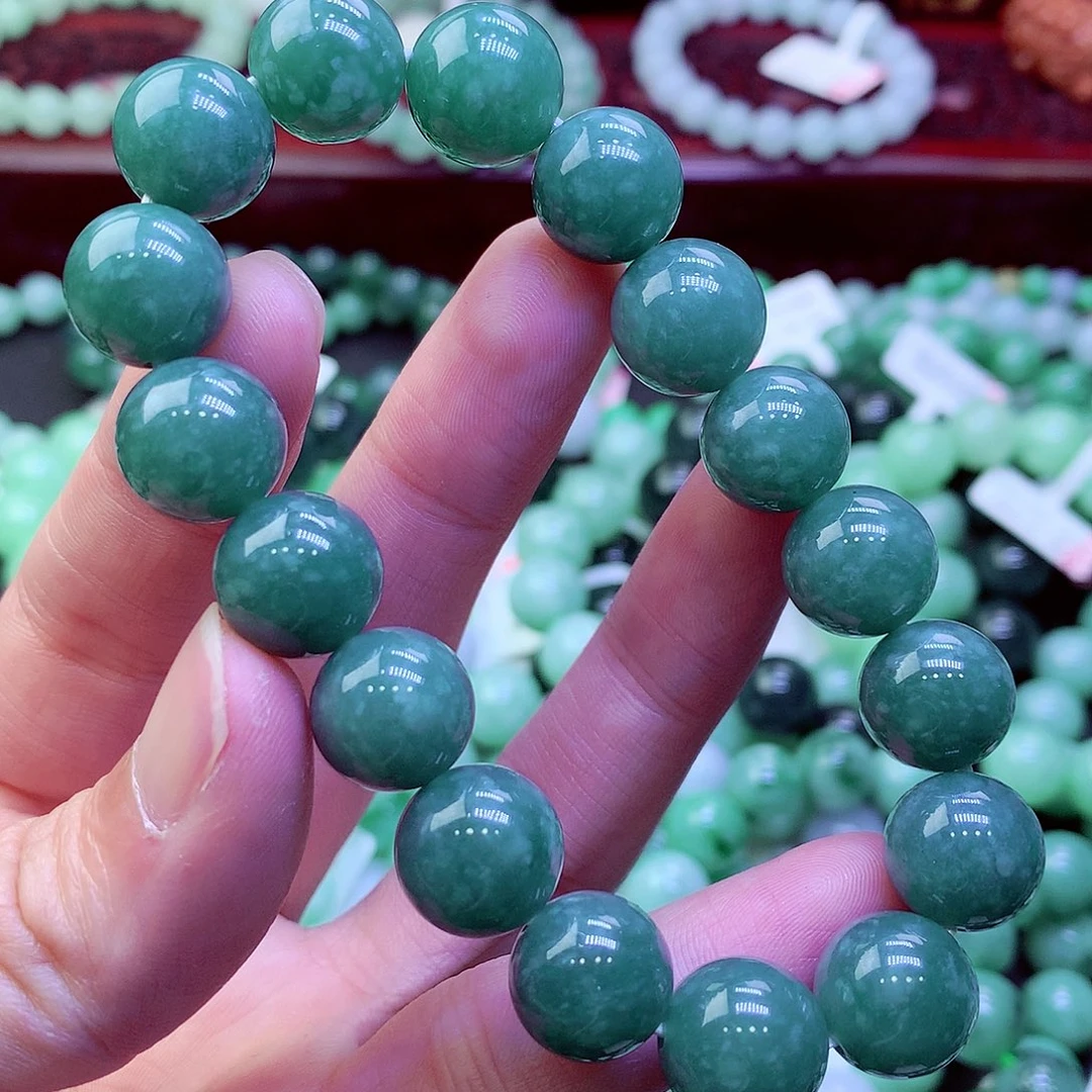 翡翠未镶嵌毛衣链