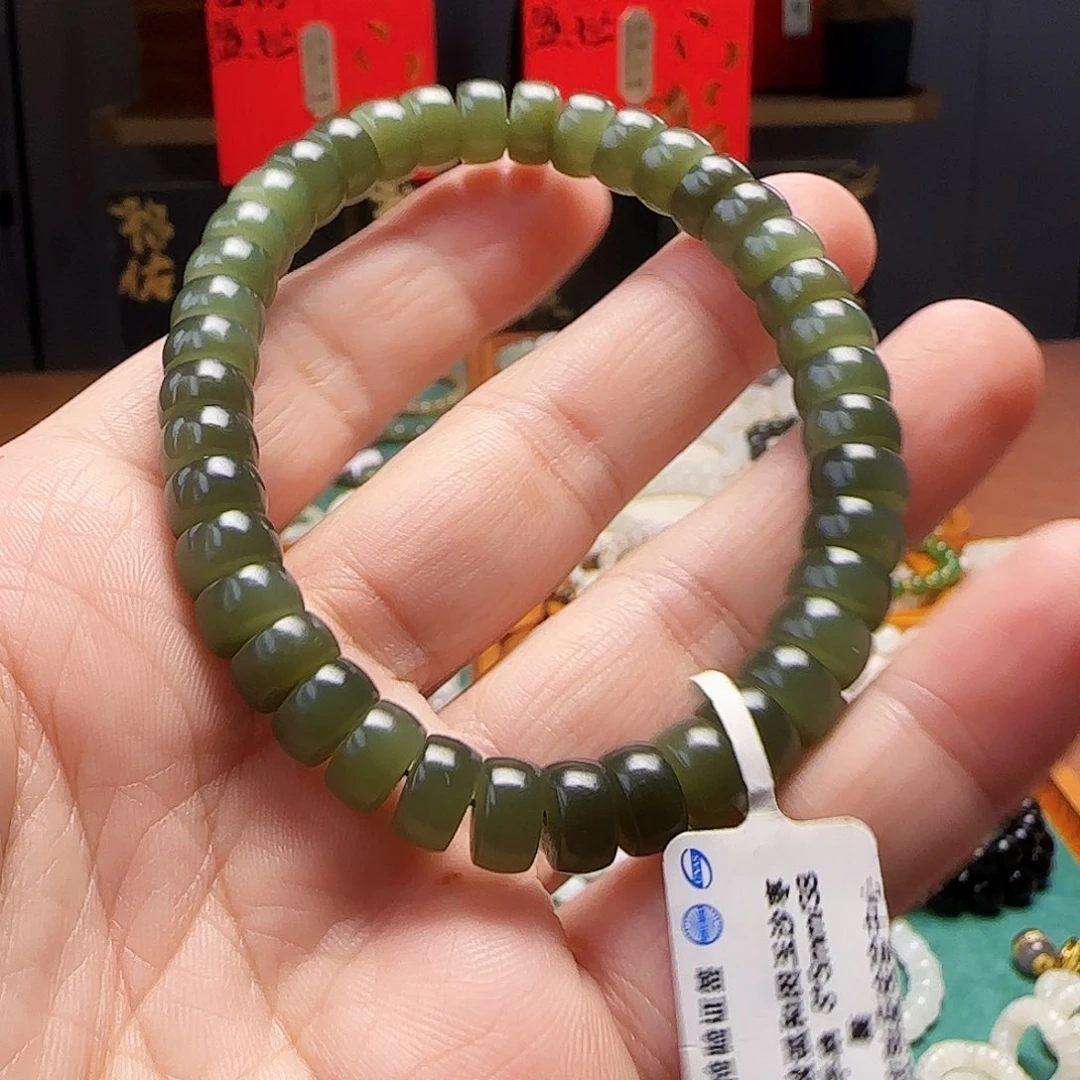 和田玉未镶嵌手链