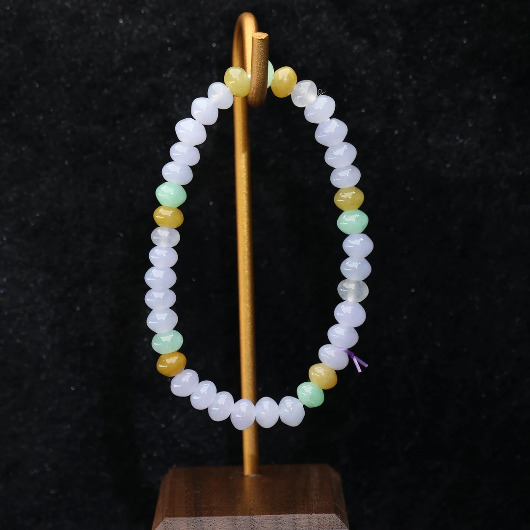 FC43天然缅甸A货算盘珠多宝手串/500362/保利厦门拍卖