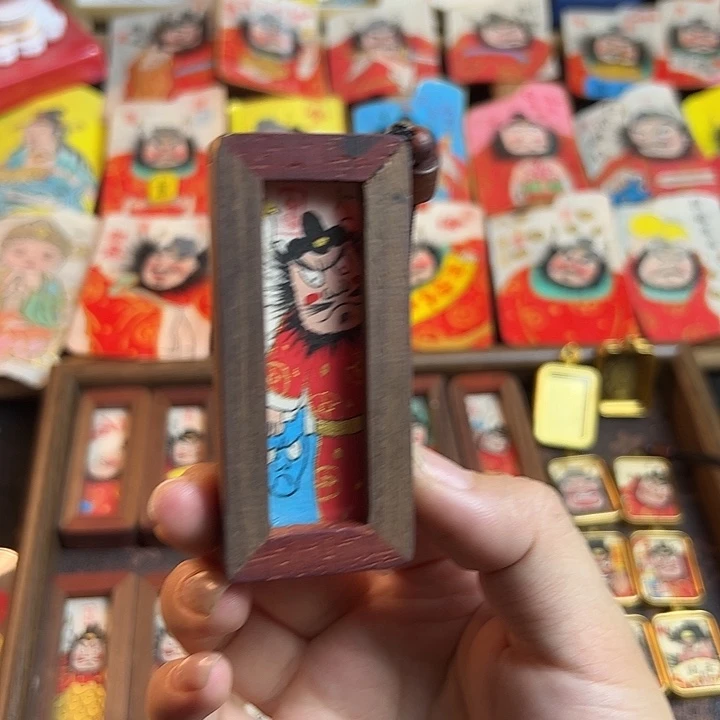幸***儿纯手绘钟馗文创画