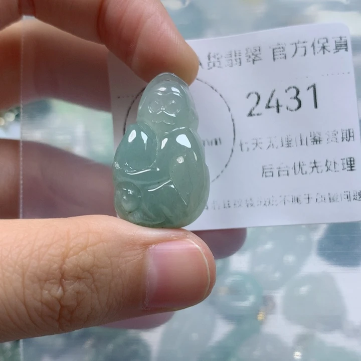 翡翠未镶嵌颈饰翡翠