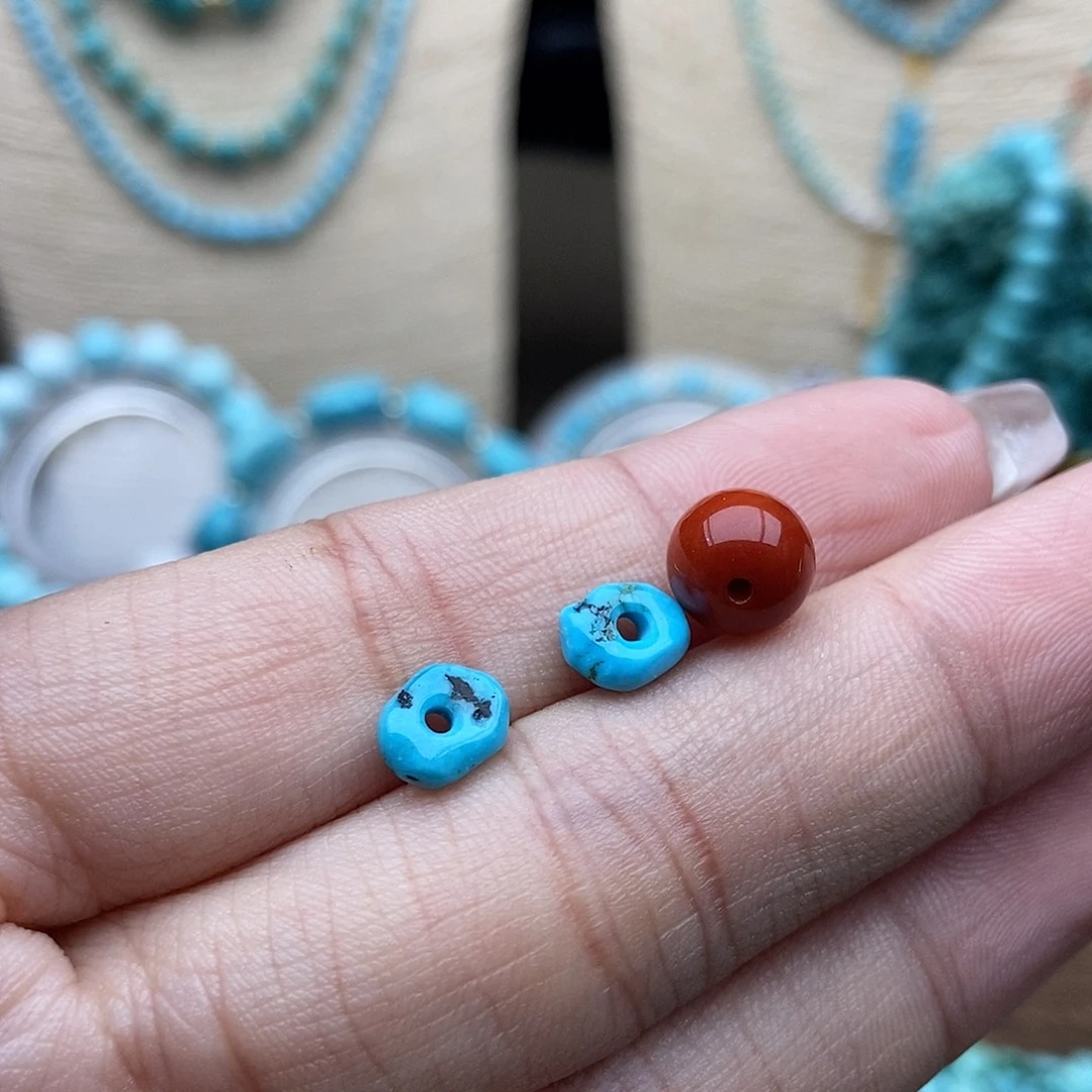 南红玛瑙未镶嵌玉化蓝8