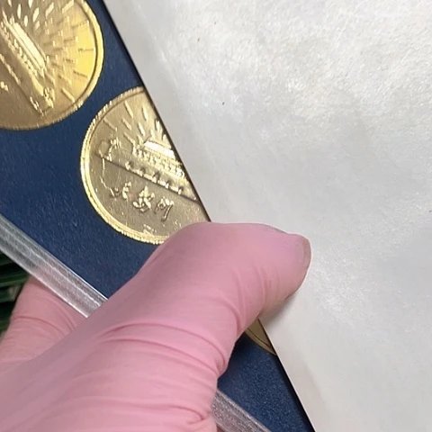 其他普通金属伟人纪念章带证书