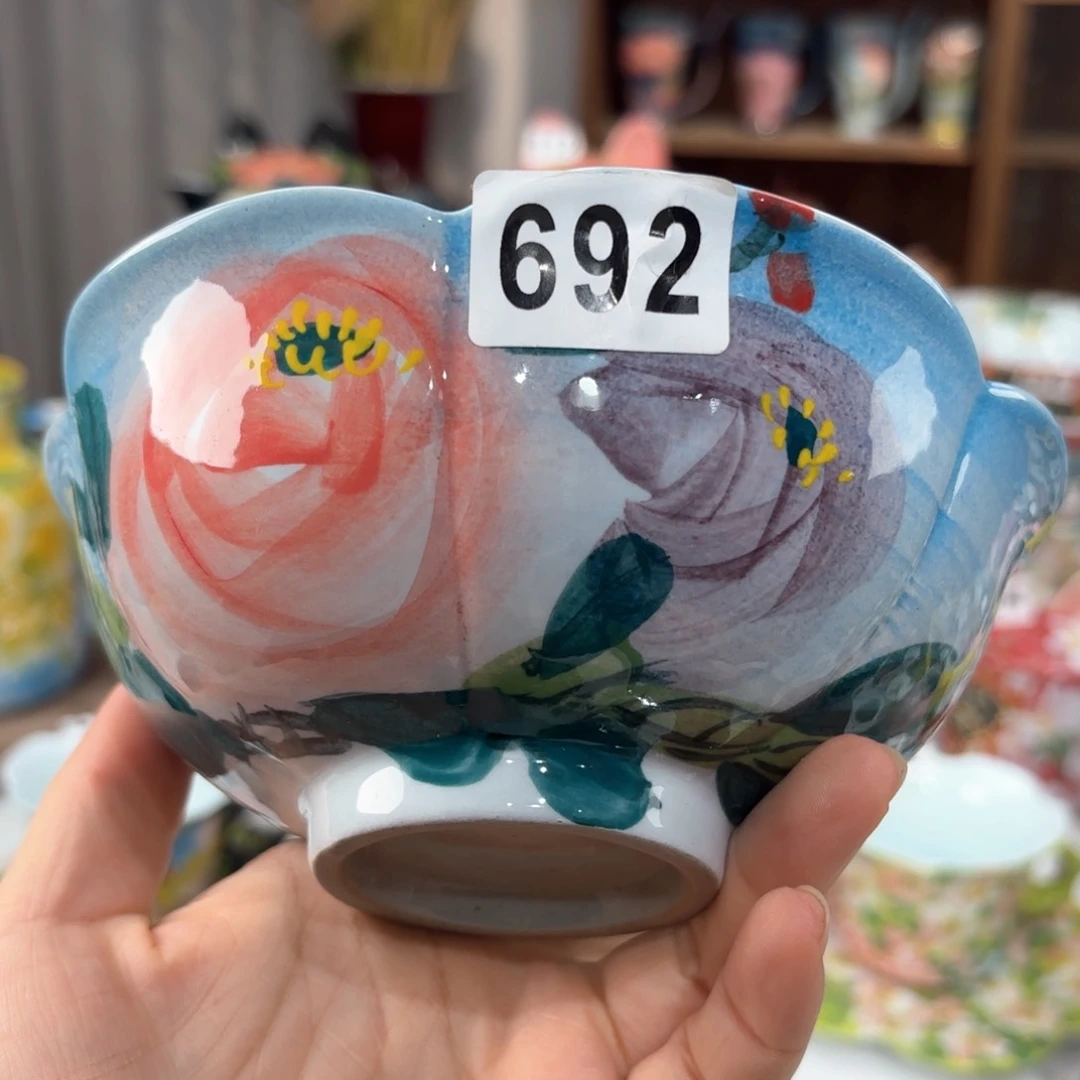 景德镇手绘高温釉下彩陶瓷茶具