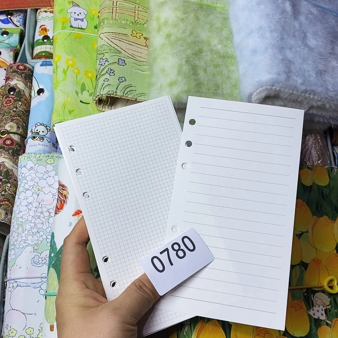 织绣A5 活页方格 横线各1份0780