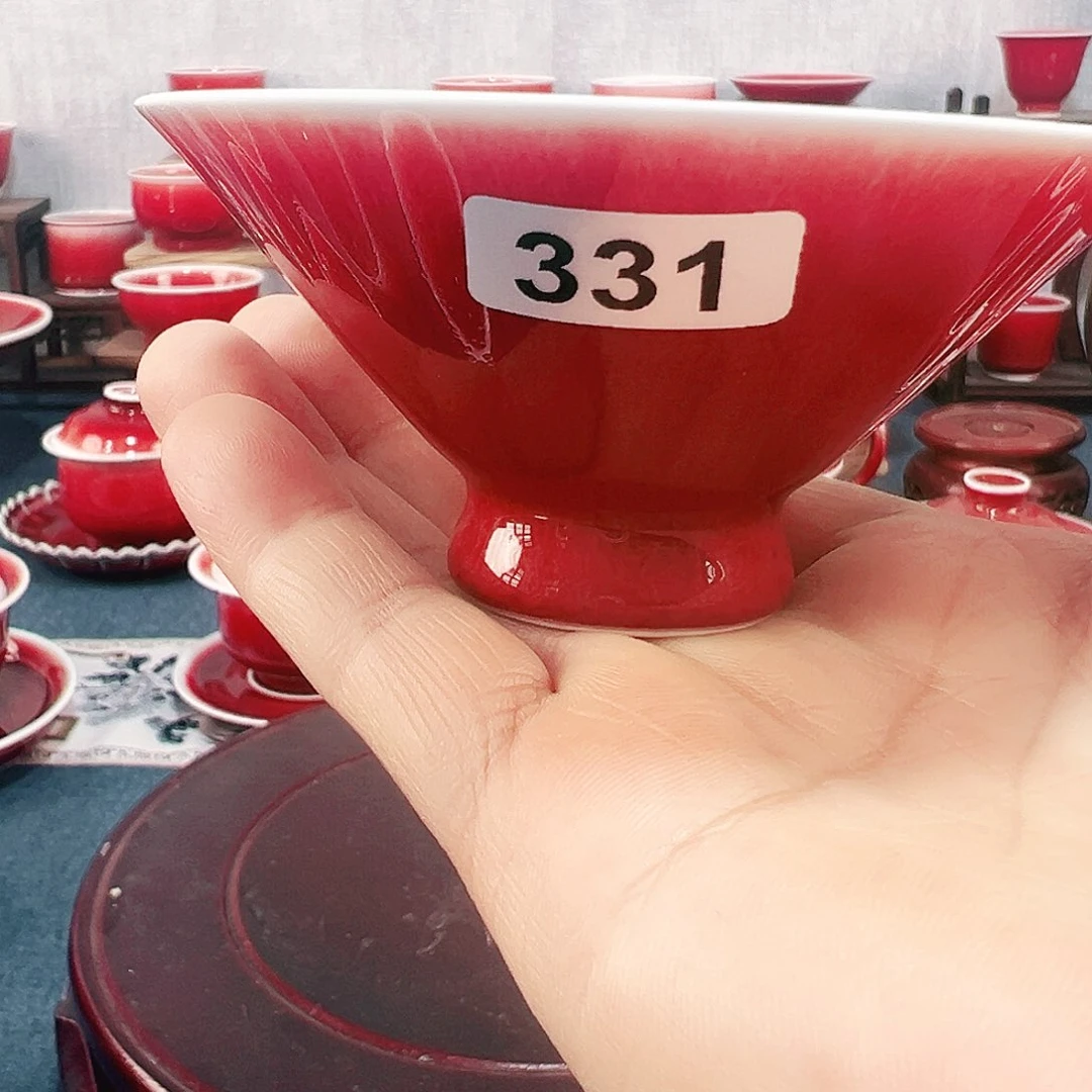 冷*景德镇陶瓷原矿郎红茶具