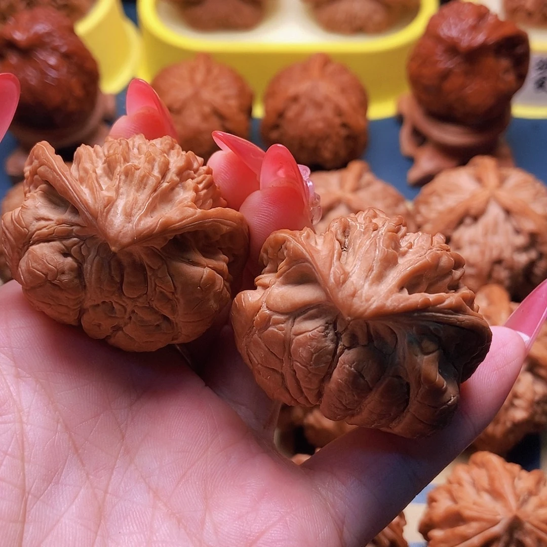 把件文玩核桃官帽蛇头 全品 40