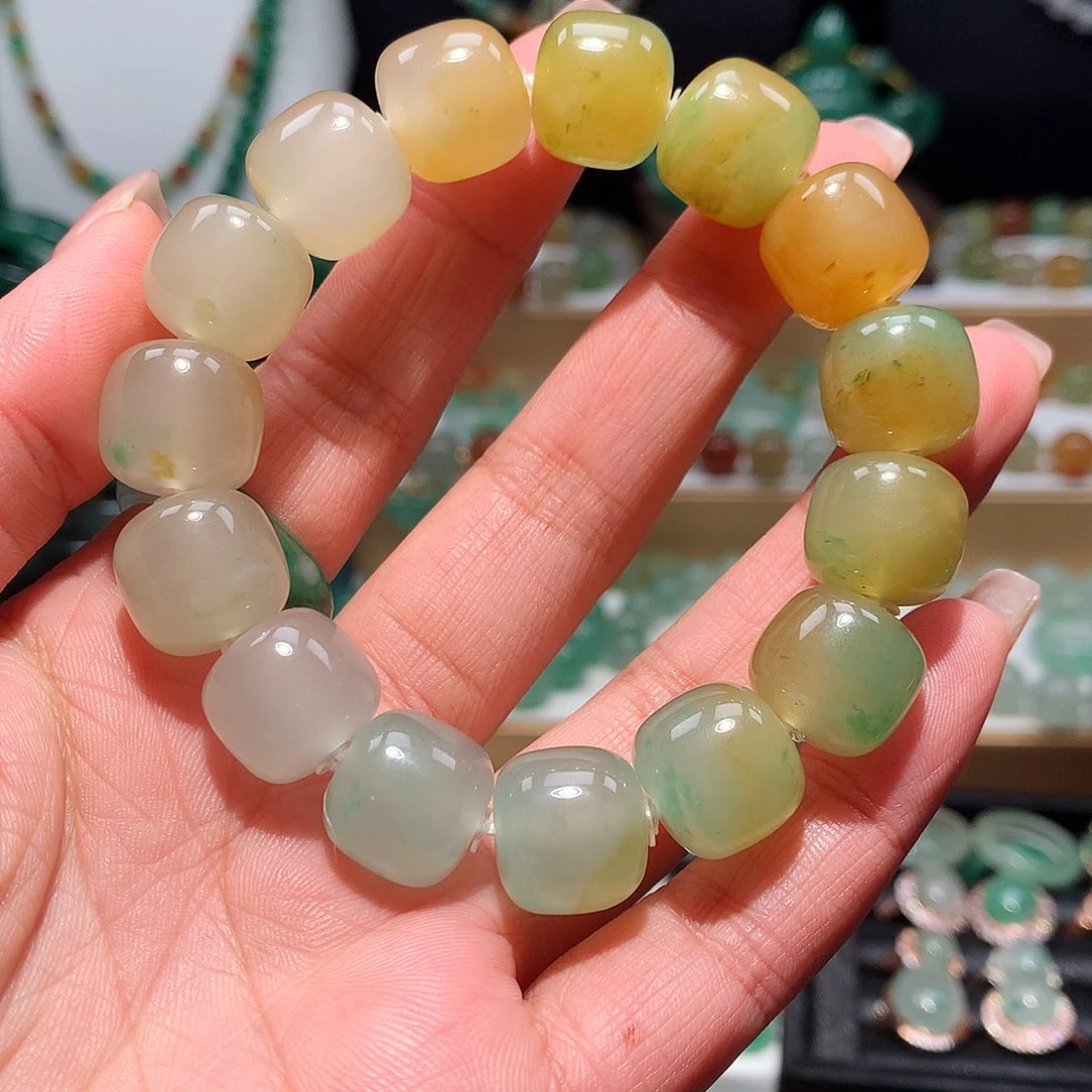 石英质玉合金手链