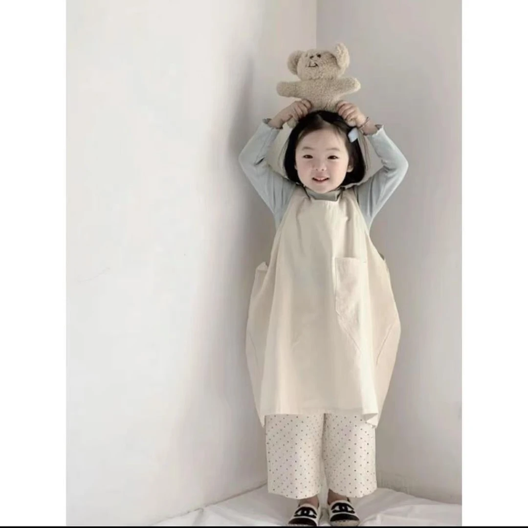 九子-韩国设计师亲子童装背心裙 Q871