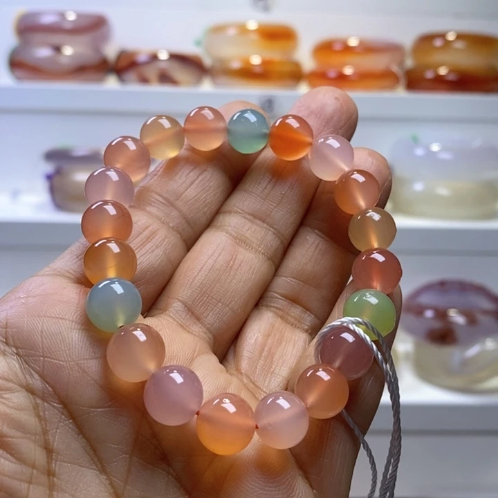 玛瑙/玉髓手链未镶嵌