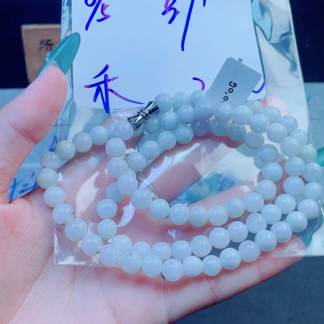 【闪购商品】定制翡翠未镶嵌禾****理珠串