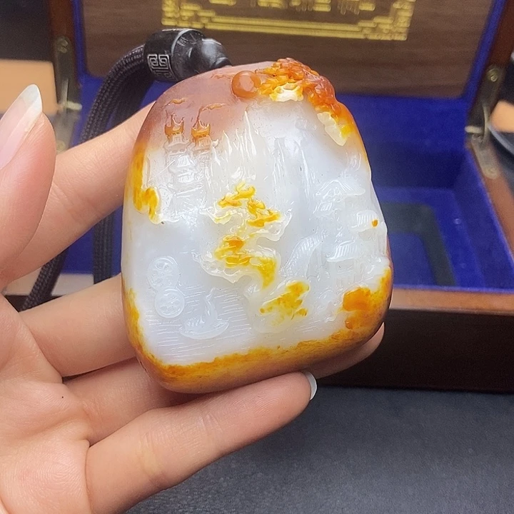 和田玉挂件未镶嵌N