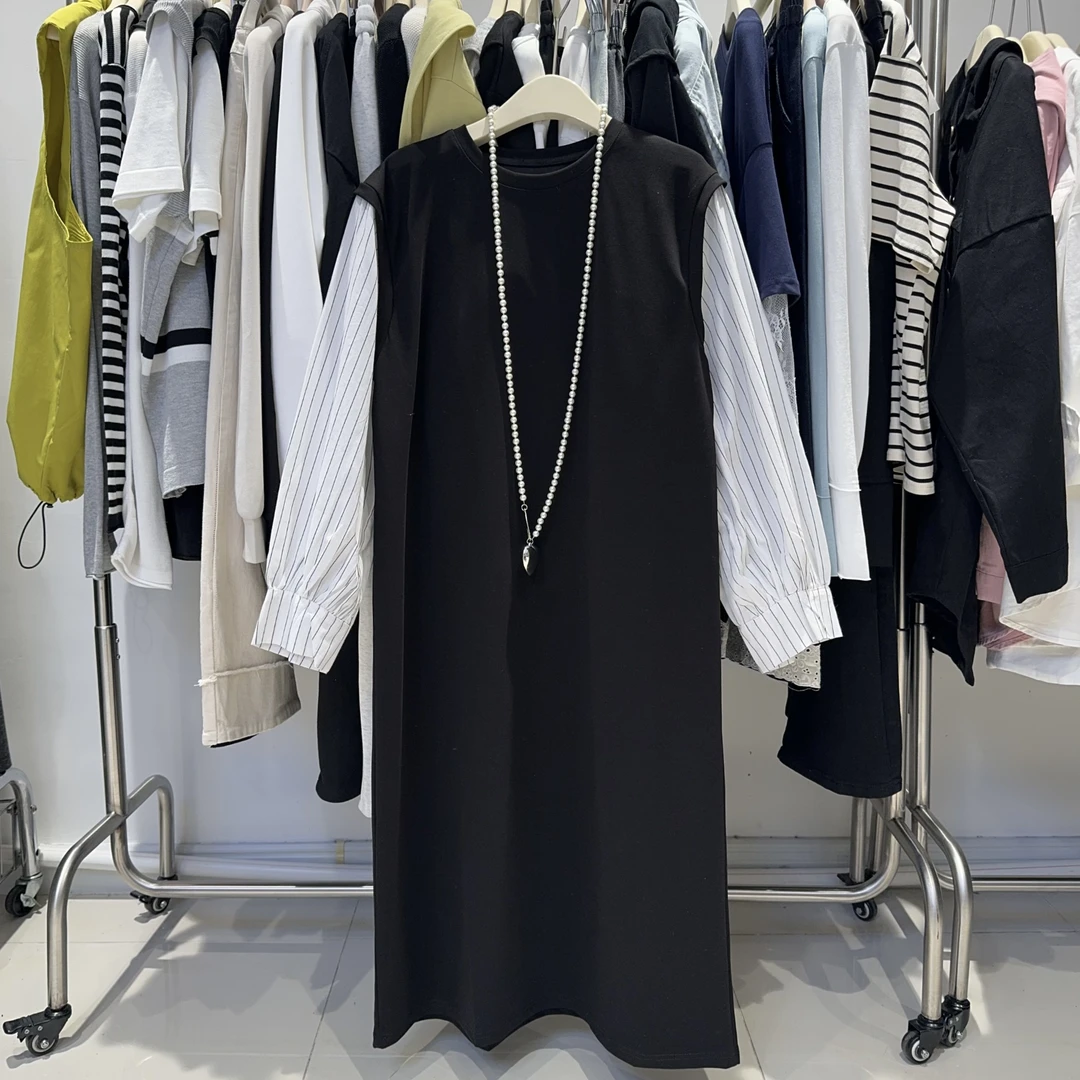 （十八家）323拼接百搭长裙