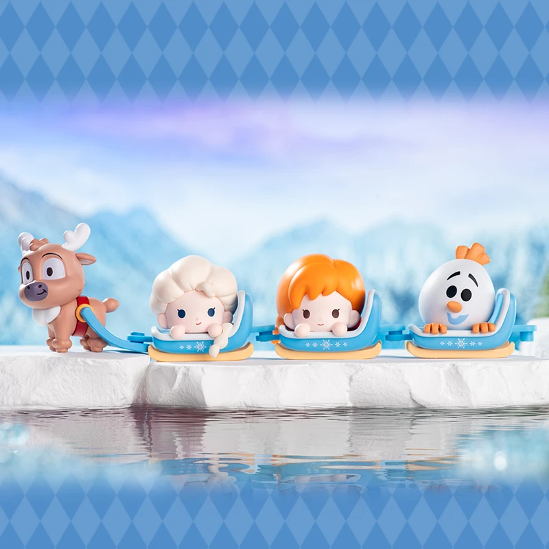 【直播间拆】冰雪奇缘雪橇系列萌粒盲盒迷你公仔潮玩手办女生礼物