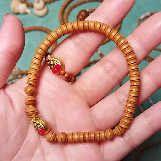 木质非金属橄榄核手链