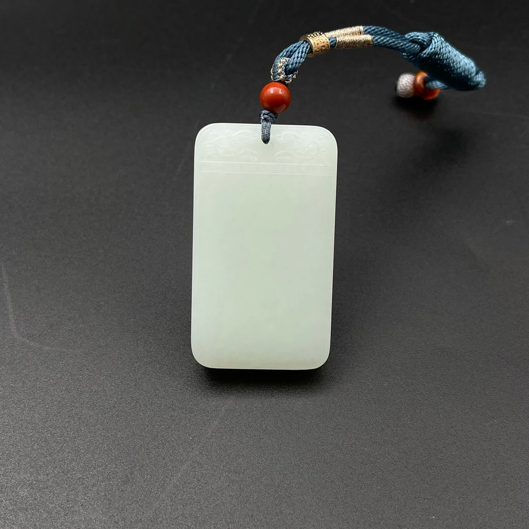 LOT.13和田玉平安无事牌/588595