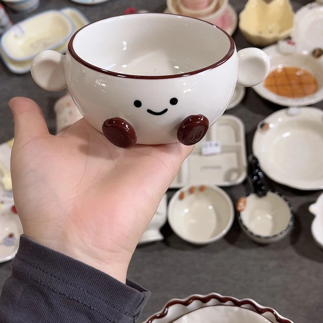 可爱豆豆4寸陶瓷餐具系列