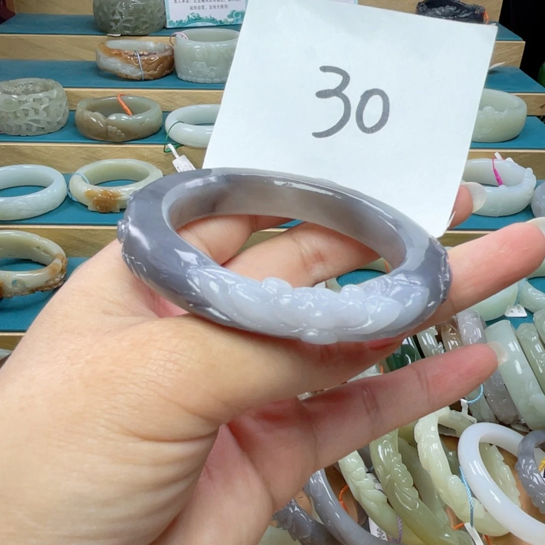 未镶嵌手镯和田玉圈口53