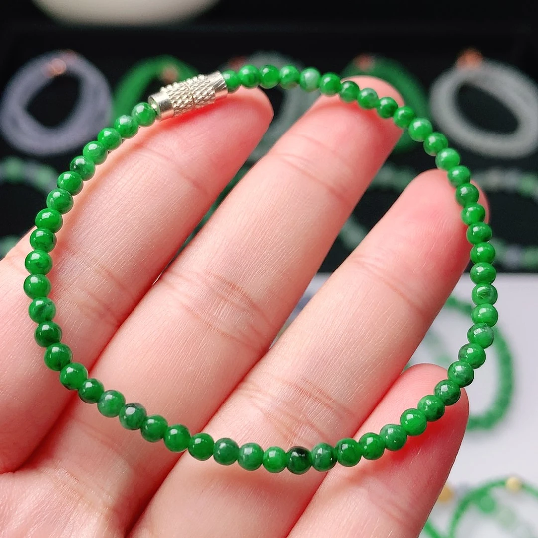 未镶嵌手链翡翠翡翠