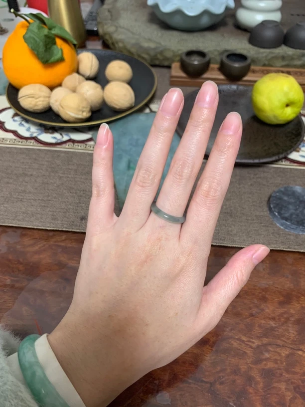 翡翠A货戒圈(多样性发货发一件）