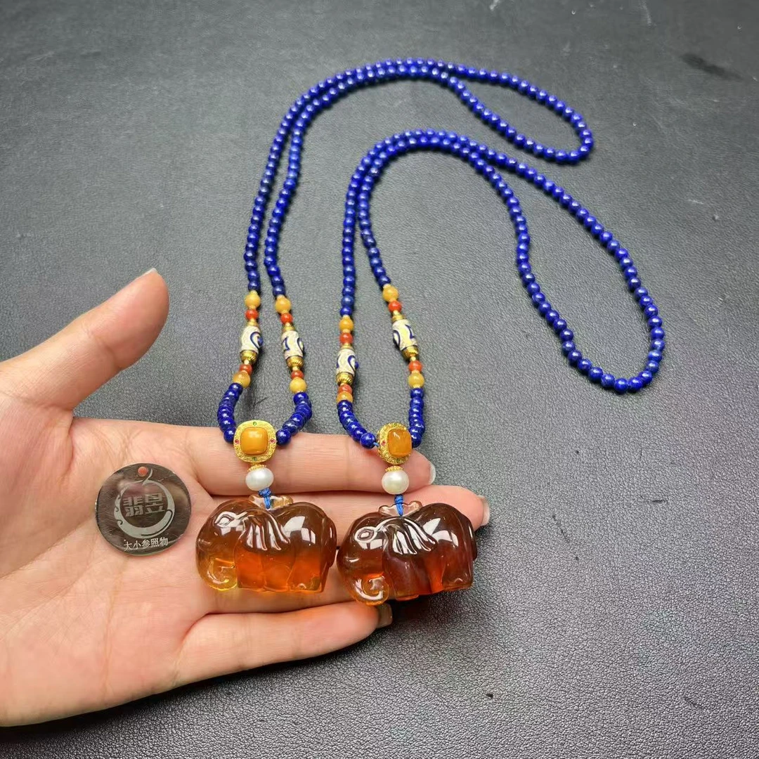 翡昱-SH29-22893-琥珀吊坠/约卡37*23*16|-多样性发其一-D