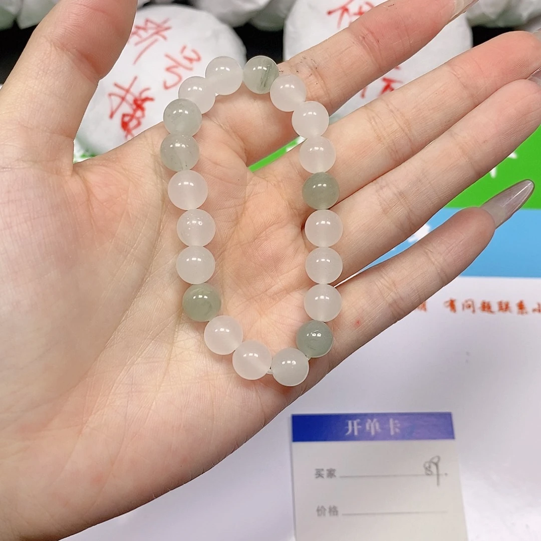 未镶嵌手镯石英质玉